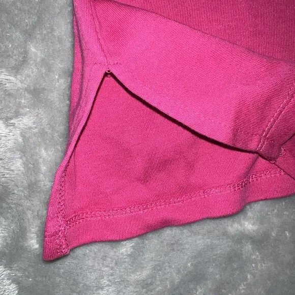 JM Collection Women’s L Beaded Embroidered V Neck Cotton Tunic Top Pink - Picture 8 of 13